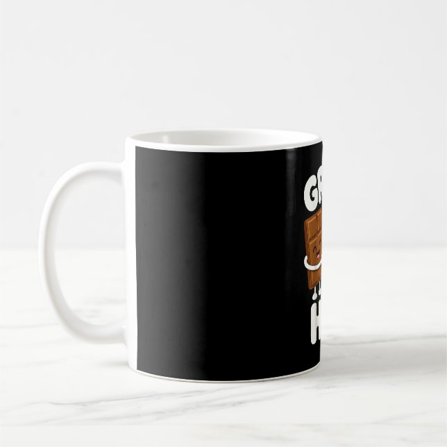 Funny s'mores marshmallow campfire  coffee mug (Left)