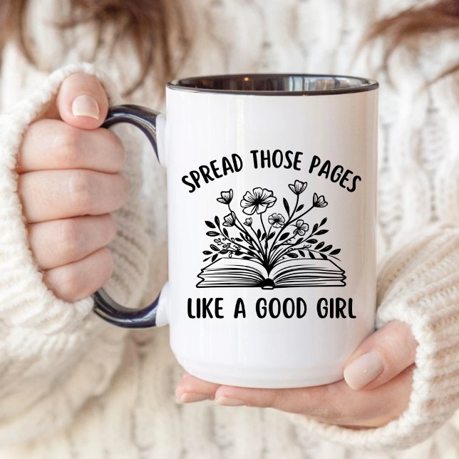 Funny Smut Romance Reader Lover Spicy Dirty Book  Mug (Creator Uploaded)
