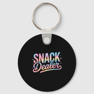 Funny Snack Er Saying Humorous Food Lover Women Me Keychain