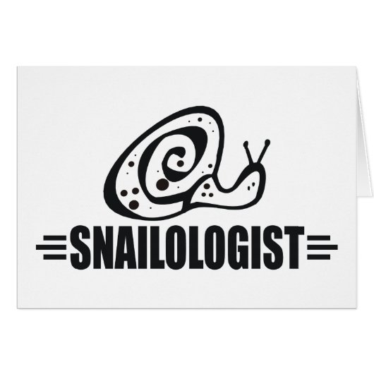 Funny Snail Cards (Front Horizontal)