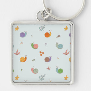 Funny snails keychain