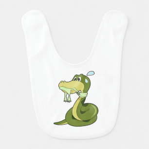 Funny Snake Baby Bib