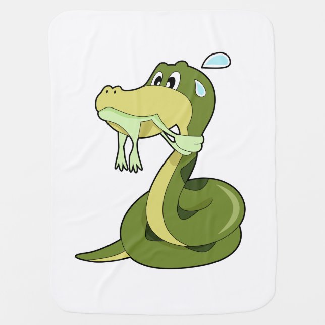 Funny Snake Baby Blanket (Front)