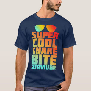Funny Snake Bite Survivor Recovery Get Well Joke T-Shirt