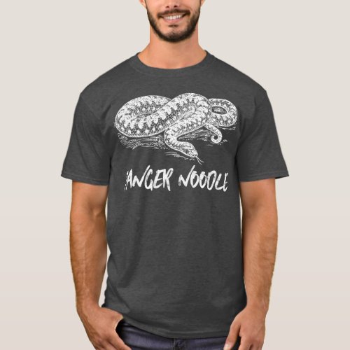 Funny Snake  Danger Noodle Snek Meme Hognose T_Shirt