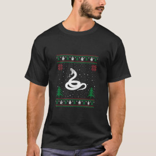 Funny Snake Lovers Santa Hat Ugly Christmas Sweate T-Shirt