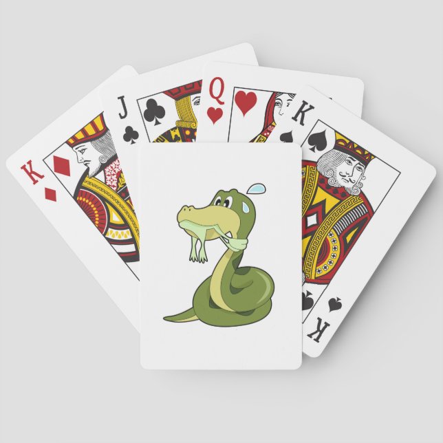 Funny Snake Poker Cards (Back)