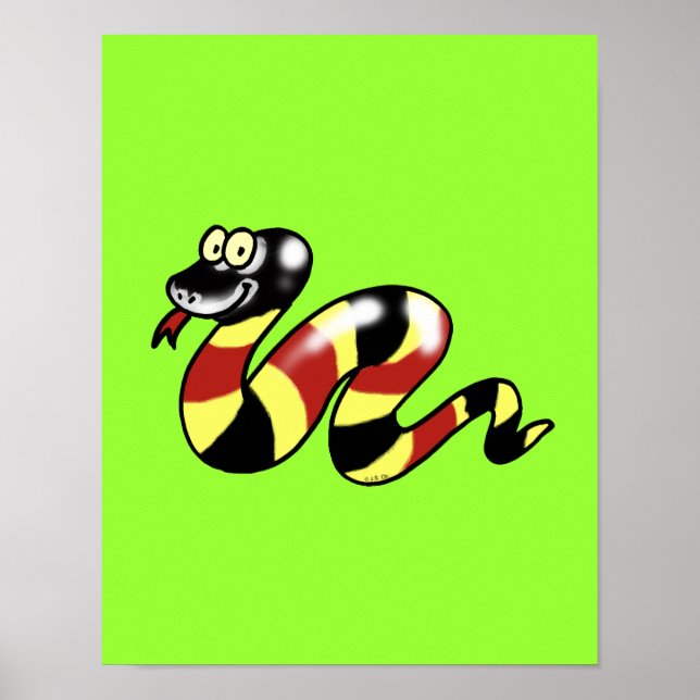 Funny snake poster (Front)