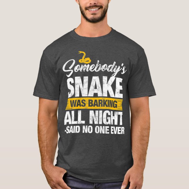 Funny Snake Reptile Pet Lovers  Gift T-Shirt (Front)