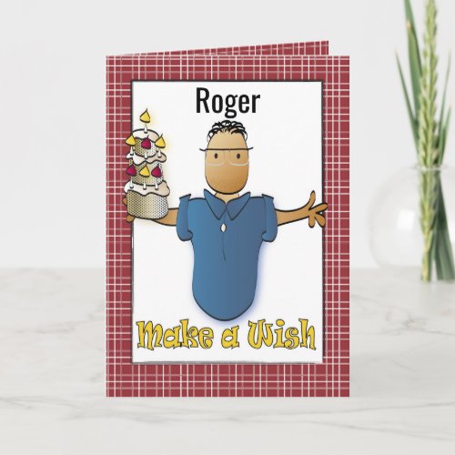 Funny Snarky Male Birthday Card 