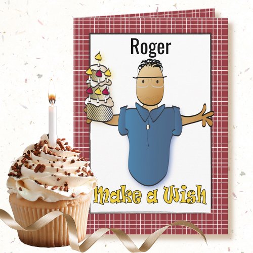 Funny Snarky Old Age Joke Male Cartoon Birthday 