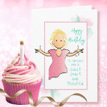 Funny Snarky Sarcastic Female Cartoon Birthday Card<br><div class="desc">Want a funny and snarky card to celebrate her birthday?  This seems to be complimentary but wait for the punchline!</div>