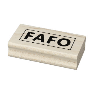 Funny Snarky Wood Art Stamp | Work Humor