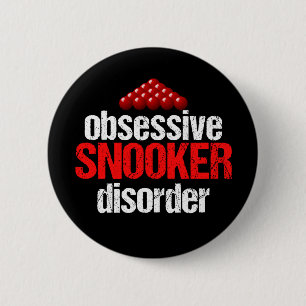 Funny Snooker Game Pinback Button