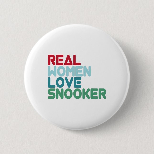Funny Snooker Saying Pool Billiards Snooker Player Button (Front)