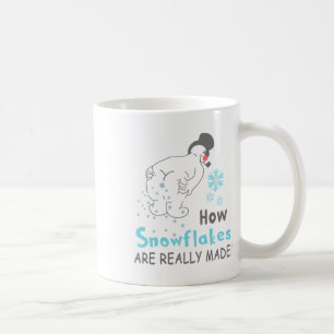 Funny Snow How Snowflakes Are Really Made Coffee Mug