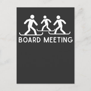 Funny Snowboard Quote Snowboarding Snow Sport Joke Postcard