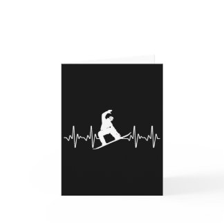 Funny Snowboarding Lover Art For Men Women Snowboa Card