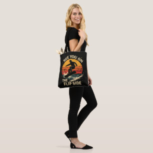 Funny Snowboarding - See You On The Flip Side Tote Bag