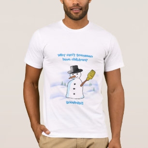 Funny Snowman Joke T-Shirt