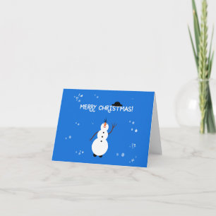 Funny snowmen card
