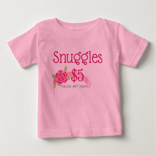 Funny Snuggles for Sale Baby T-Shirt