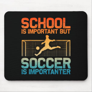 Funny Soccer Art For Boys Girls Men Women Gag Socc Mouse Pad