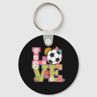 Funny Soccer Art For Women Girls Soccer Player Soc Keychain
