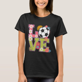 Funny Soccer Art For Women Girls Soccer Player Soc T-Shirt