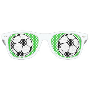 Funny soccer ball party shades sunglasses for fans