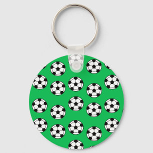 Funny Soccer Ball Pattern Keychain