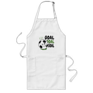 Funny soccer ball, soccer goal long apron