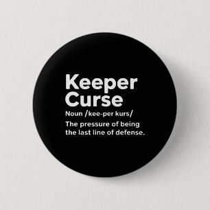 Funny Soccer Definition Soccer Player Coach Keeper Button