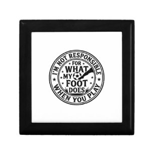 Funny Soccer Foot Warning Vintage Shirt Design_1 Gift Box