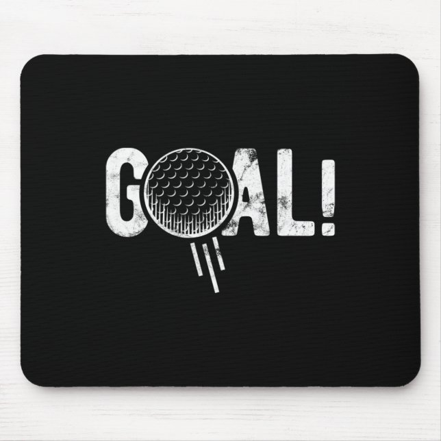 Funny Soccer Goal Golf Four Joke  Mouse Pad (Front)