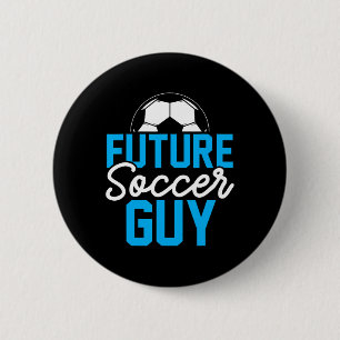 Funny Soccer Lover Birthday Graphic Boys Men Kids  Button