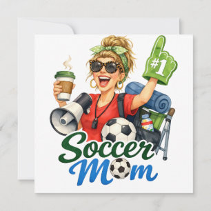 Funny Soccer Mom Card