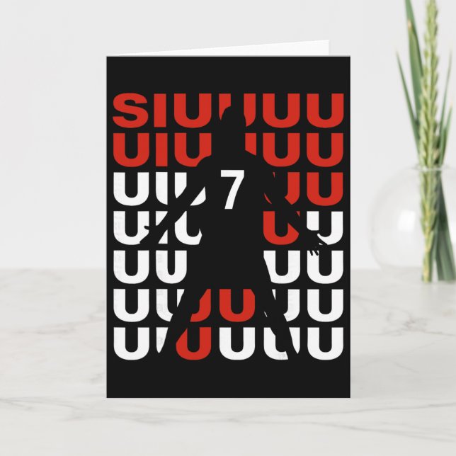 Funny Soccer Present For Soccer Lovers Fan Kid's B Card (Front)