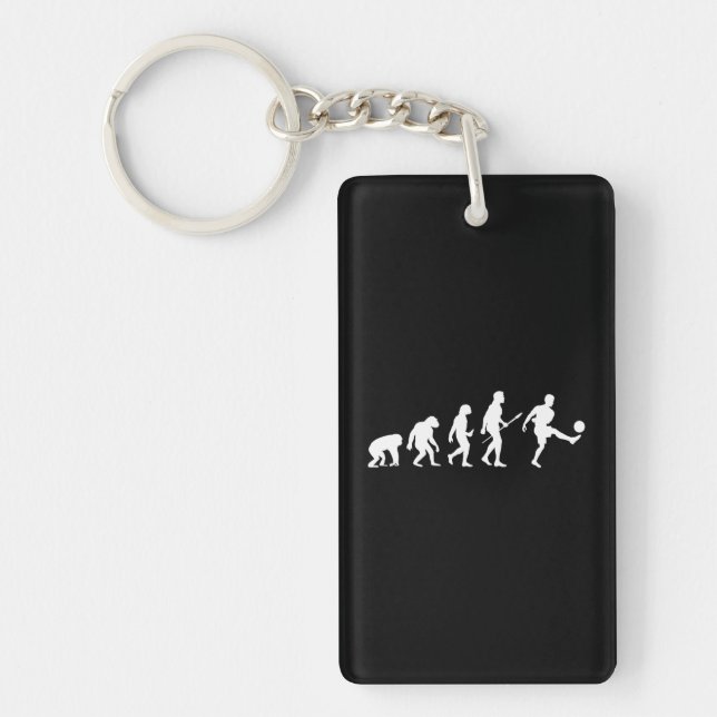 Funny Soccer s s Soccer Players Keychain (Front)