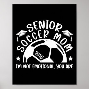 Funny Soccer Senior Mom 2026 Soccer Senior Mother  Poster