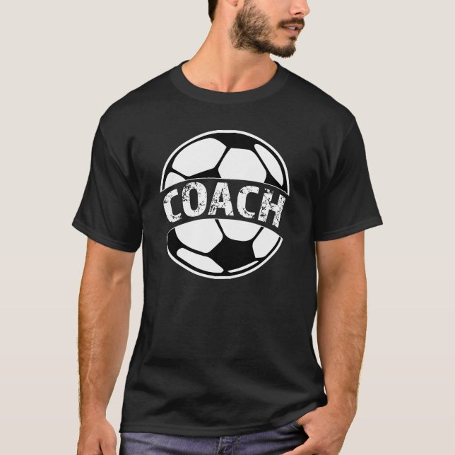 Funny Soccer Team Coach Shirt - Mens soccer gift (Front)