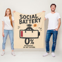Funny Social Battery 0 Percent Recharging Sherpa F