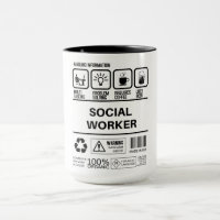 Funny Social Worker Handling Information