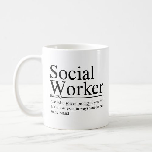 funny Social Worker quotes  Coffee Mug