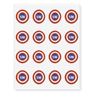 Funny Social Worker Temporary Tattoos