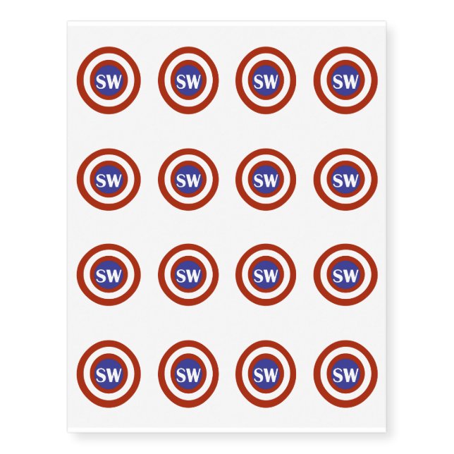 Funny Social Worker Temporary Tattoos (Front)