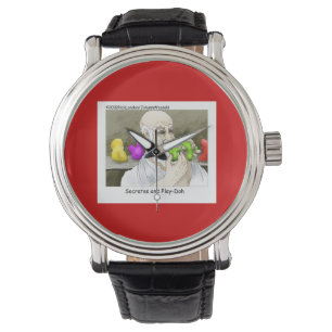 Funny Socrates & Plato Unisex Watch