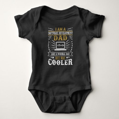  Funny Softaware developer gift binary funny Baby Bodysuit