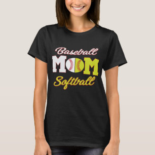 Funny Softball Baseball Mom for Women T-Shirt