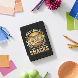 Funny Softball Brother Snacks Sports iPad Mini Cover